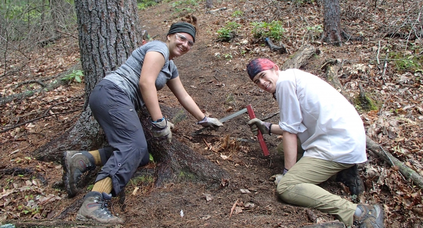service project on outdoor leadership course